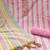 Pink stripes print cotton salwar