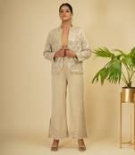 3 PIECE HAND EMBROIDERED CO-ORD SET