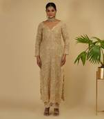 2 PIECE APLIC HAND EMBROIDERED KURTA SET
