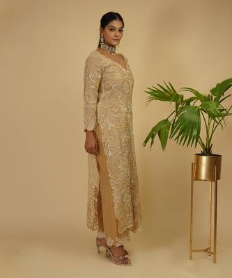 2 PIECE APLIC HAND EMBROIDERED KURTA SET 2