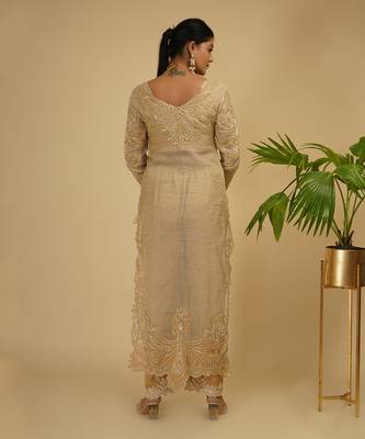 2 PIECE APLIC HAND EMBROIDERED KURTA SET 4
