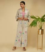 3 PIECE HAND EMBRROIDERED CO-ORD SET