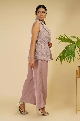 2 PIECE HAND EMBROIDERED CO-ORD SET