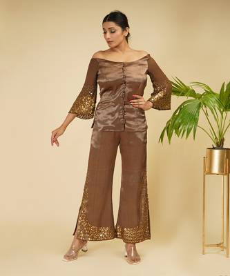 2 PIECE HAND EMBROIDERED CO-ORD SET 1