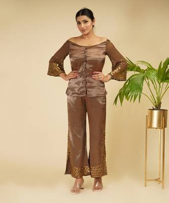 2 PIECE HAND EMBROIDERED CO-ORD SET 2