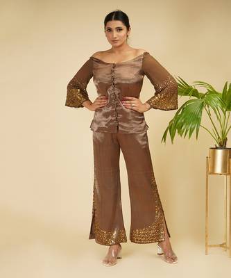 2 PIECE HAND EMBROIDERED CO-ORD SET 3