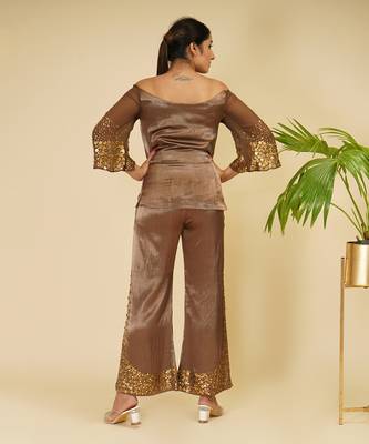 2 PIECE HAND EMBROIDERED CO-ORD SET 4