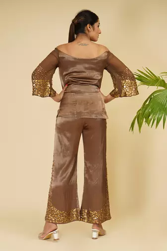 2 PIECE HAND EMBROIDERED CO-ORD SET