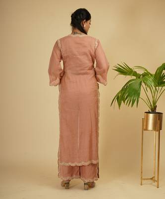 3 PIECE HAND EMBROIDERED KURTA SET 4