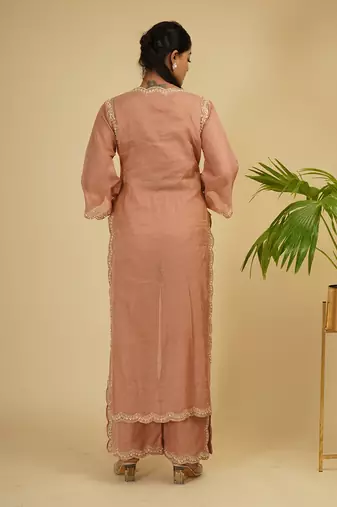 3 PIECE HAND EMBROIDERED KURTA SET
