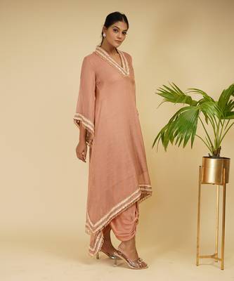 3 PIECE HAND EMBROIDERED KAFTAAN KURTA SET 2