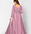PURPLE NET ANARKALI EMBROIDERED WORK LONG SALWAR SUIT DUPATTA