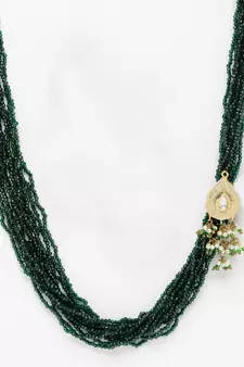 Green pearl necklaces
