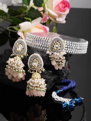Grey pearl necklace-sets 2