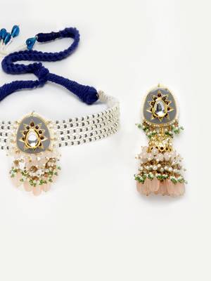 Grey pearl necklace-sets 4