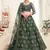 Mahendi Green Coding Embroidered Net And Silk Satin Party Wear Lehenga Choli