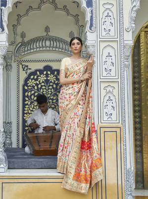 Womens Silk Saree Kanchipuram Patola Saree 1