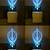 3D Illusion Effect Sikhism KhandaMulti Colour LED Night Lamp, Pack Of 4