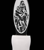 3D Illusion Mother With Her Baby LED Plug & Play Wall Lamp