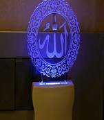 3D Illusion Allha Center In DesignMulti Color LED Night Lamp