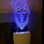 3D Illusion Effect DeviMulti Colour LED Night Lamp