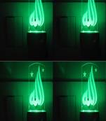 3D Illusion Effect Word ALLAH LED Night Lamp (Pack Of 4)