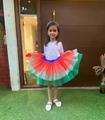 AglareTutu Skirt for independence Day and Republic Day 1