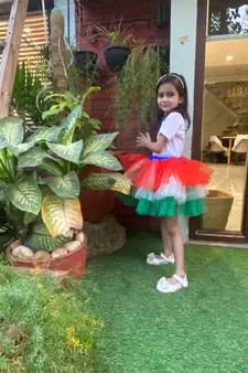 AglareTutu Skirt for independence Day and Republic Day