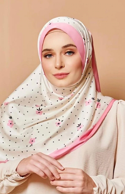 JSDC Occasion Wear Smoothy Silk Floral Printed Scarf Stole Scarves 2