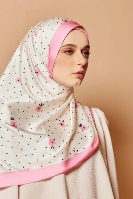 JSDC Occasion Wear Smoothy Silk Floral Printed Scarf Stole Scarves 3