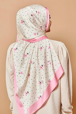 JSDC Occasion Wear Smoothy Silk Floral Printed Scarf Stole Scarves 4