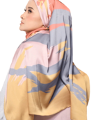 JSDC Outdoor Wear Smoothy Silk Printed Hijab Scarf Dupatta