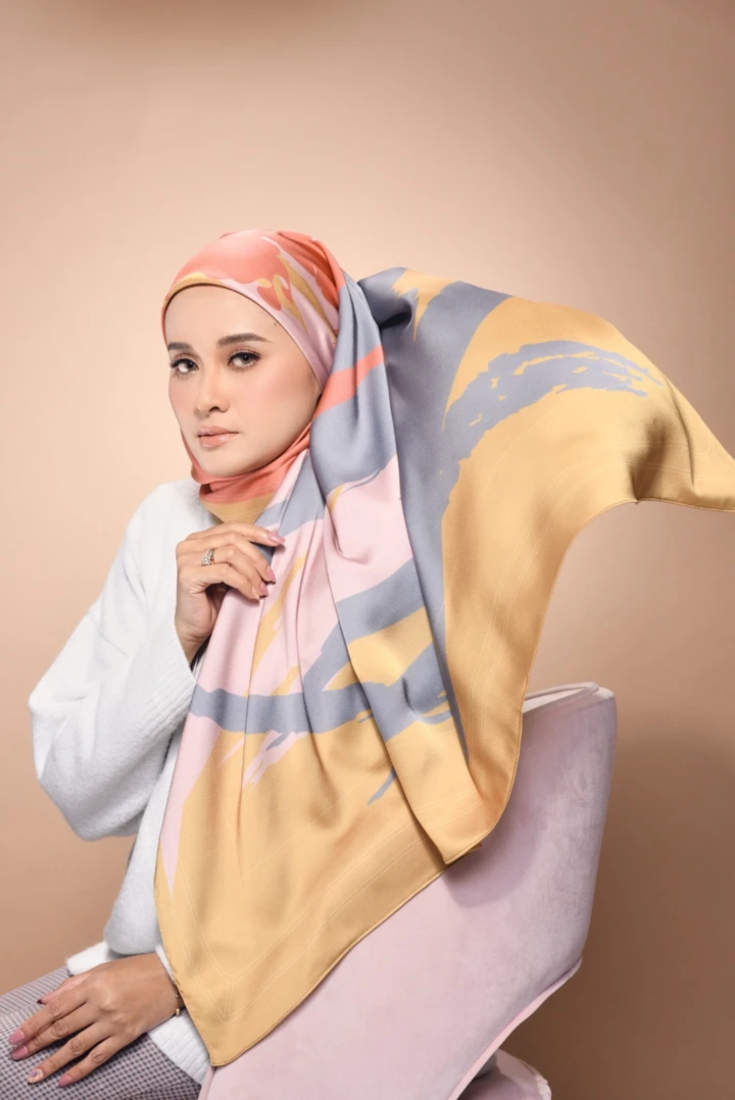 JSDC Outdoor Wear Smoothy Silk Printed Hijab Scarf Dupatta