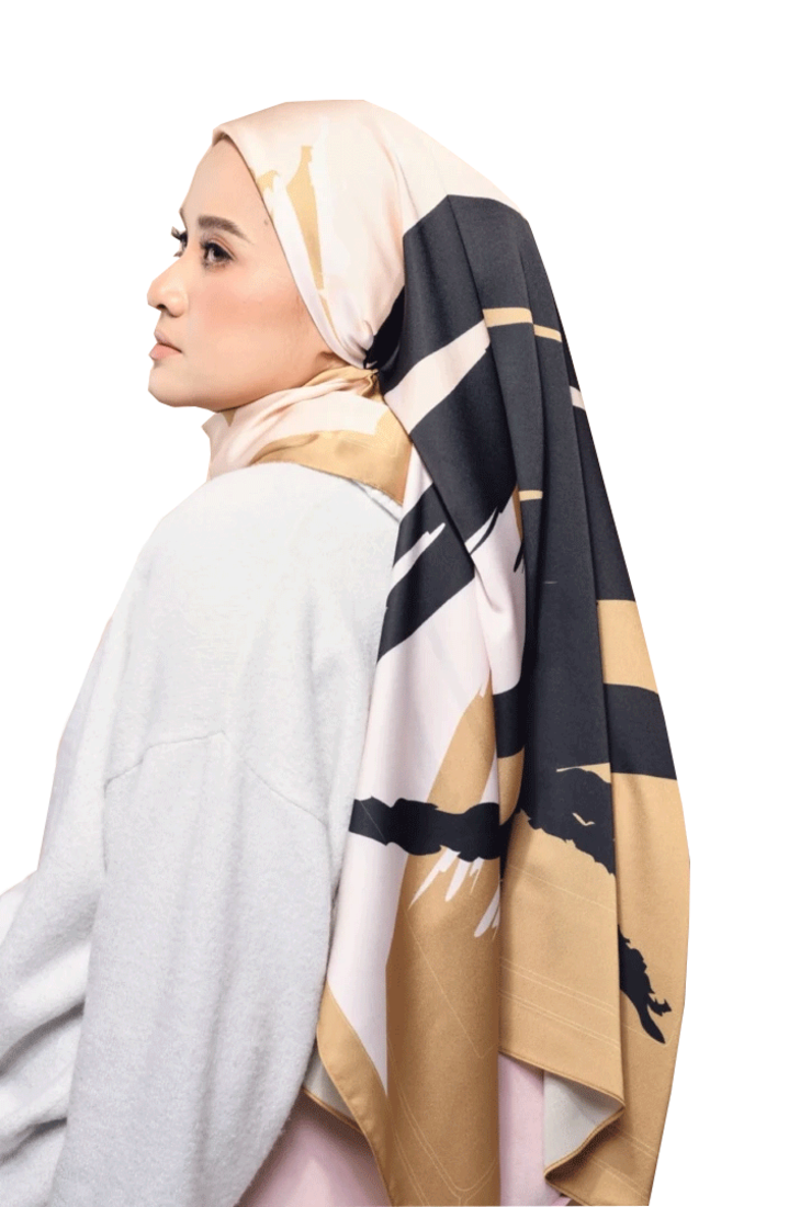 JSDC Multi Color Daily Wear Smoothy Silk Printed Hijab Scarf