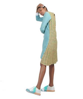 Blue Sweatshirt Dress 3