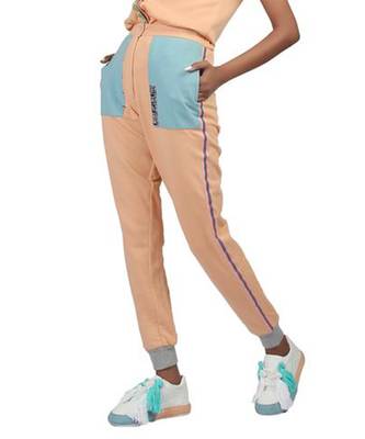Peach Blocked Jogger 2