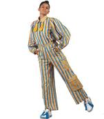 Multi Color Striped Pants