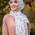 JSDC Silver Color Geometric Printed Pashmina Cotton Dupatta Hijab