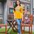 Smart Casual Short Kurti In Yellow Colour In Rayon Fabric