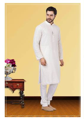 Festive Wear Designer Georgette Heavy Sequins Work Kurta With Pyjama 2