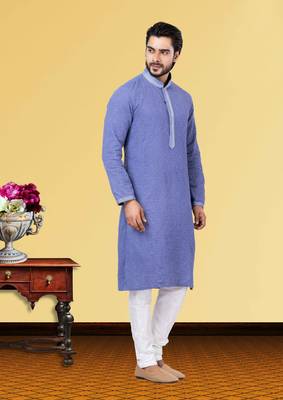Festive Wear Designer Embroidered Georgette Chikankari Work Kurta With Pyjama 2