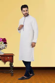 Festive Wear Designer Embroidered Georgette Chikankari Work Kurta With Pyjama