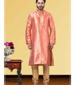 Festive Wear Designer Jacquard Silk Heavy Kurta With Pyjama