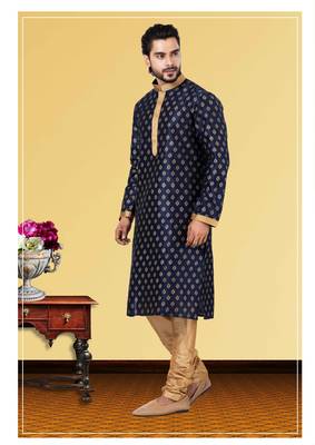 Festive Wear Designer Dhupion Printed Kurta With Pyjama 2