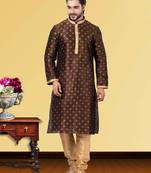 Festive Wear Designer Dhupion Printed Kurta With Pyjama