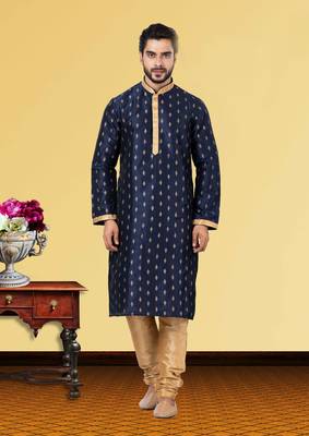 Festive Wear Designer Dhupion Printed Kurta With Pyjama 1