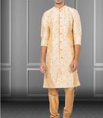 Festive Wear Designer Embroidered Dhupion Heavy Work Kurta With Pyjama