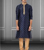 Festive Wear Designer Dhupion Printed Kurta With Pyjama