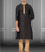 Festive Wear Designer Dhupion Printed Kurta With Pyjama