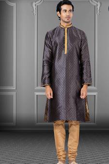 Festive Wear Designer Jacquard Silk Heavy Kurta With Pyjama